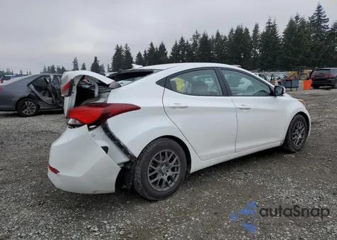 2016 Hyundai Elantra Se z USA, uszkodzony, nr VIN 5NPDH4AE6GH674937